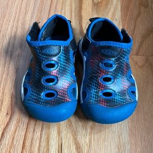 KEEN stingray blue water sandals, size 5 toddler